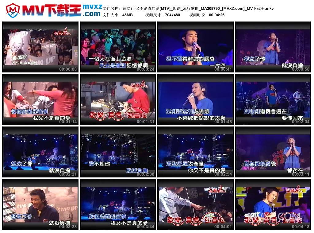 黄立行-又不是真的爱(MTV)_国语_流行歌曲_MA208790